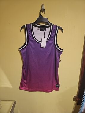 NWT WeSC Unisex Men's Small Women's Medium Gradient Mesh Basketball Tank Top